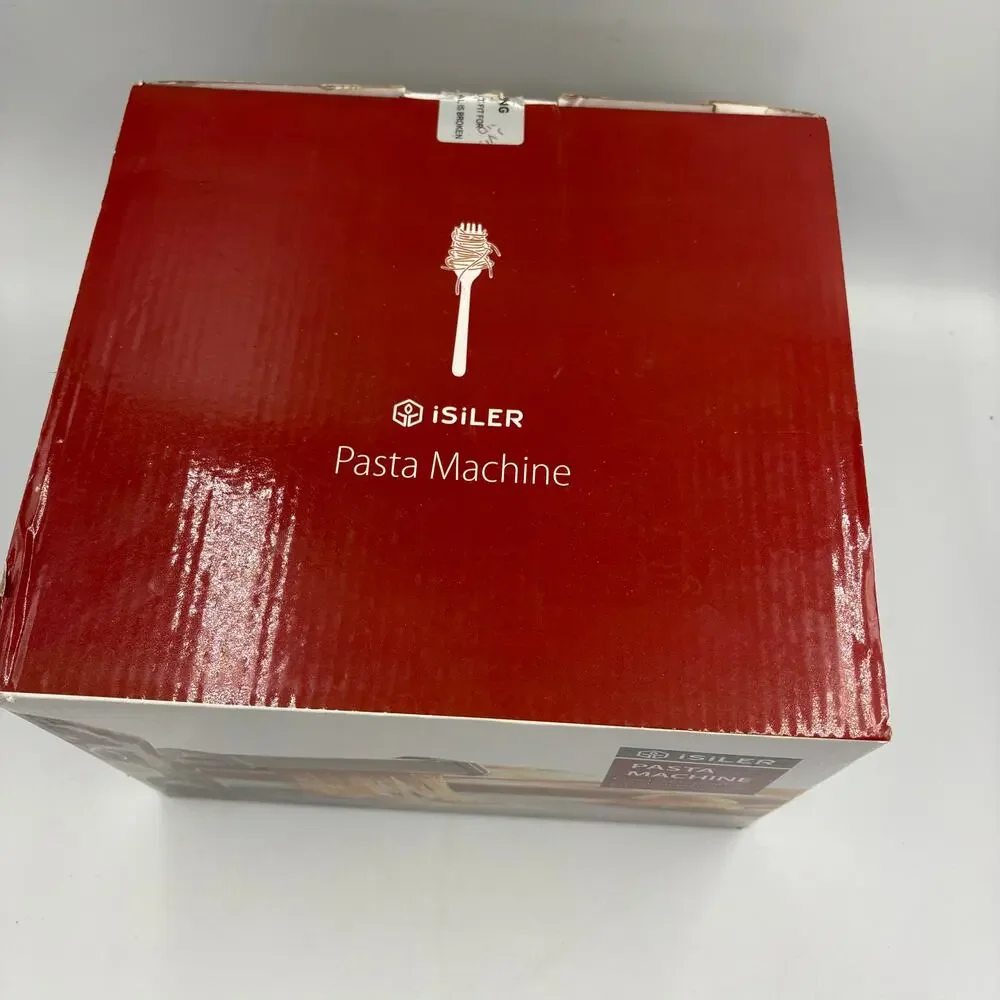 iSiLER Pasta Machine 9 Adjustable Thickness Settings Pasta Maker Roller Noodles